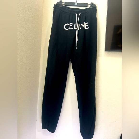 Celine Other 0 Authentic Celine Track Pants In Cotton Fleece